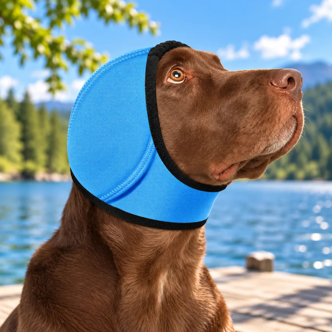 AquaHood™ Dog Swim Ear Muffs