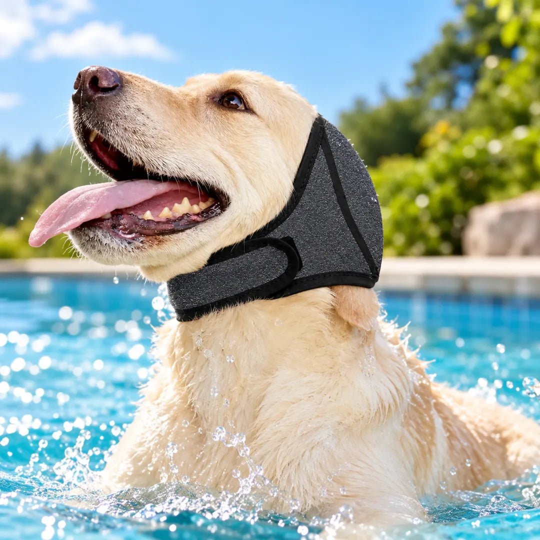 AquaHood™ Dog Swim Ear Muffs