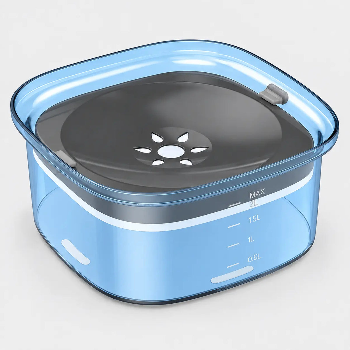 Blue Spill Proof Dog Bowl