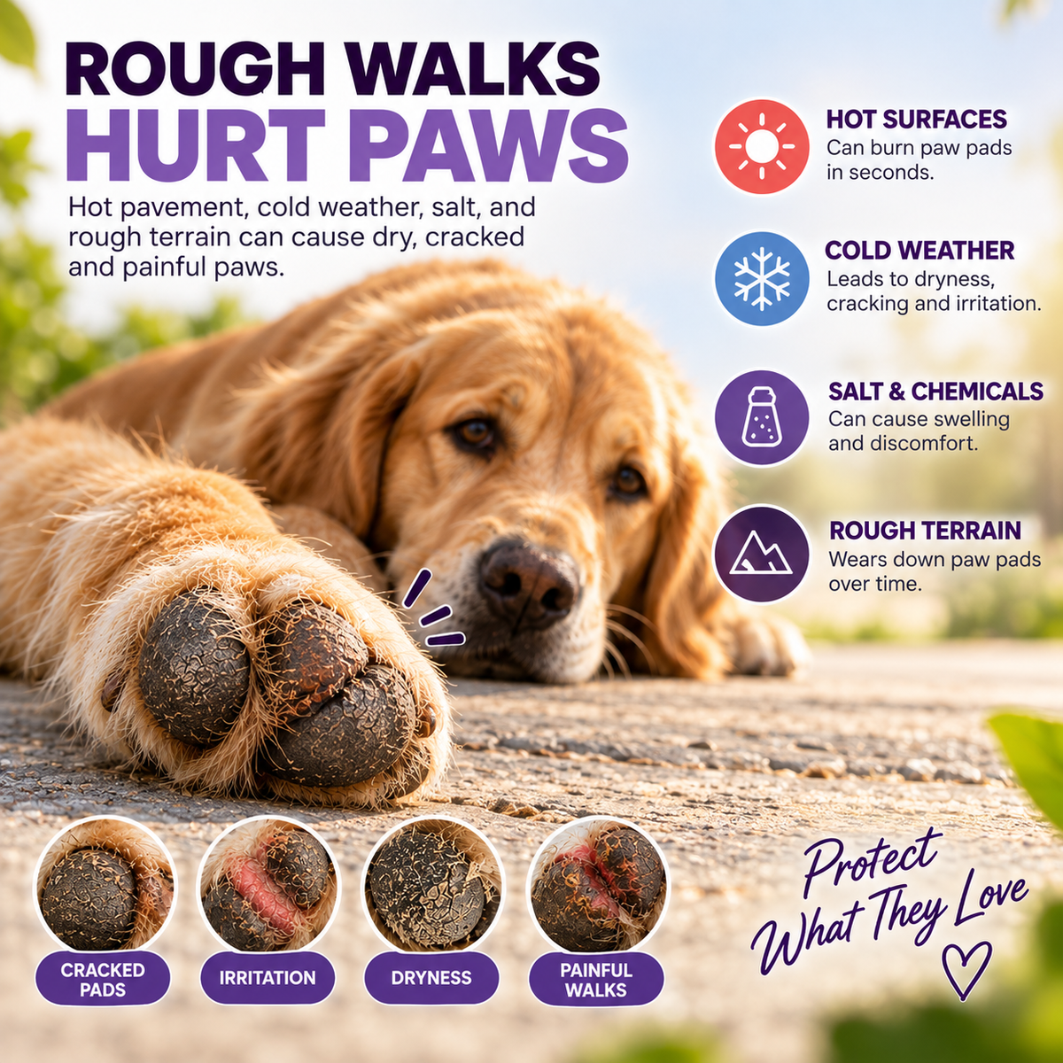 Dog Paw Balm | Natural Paw Protection Wax
