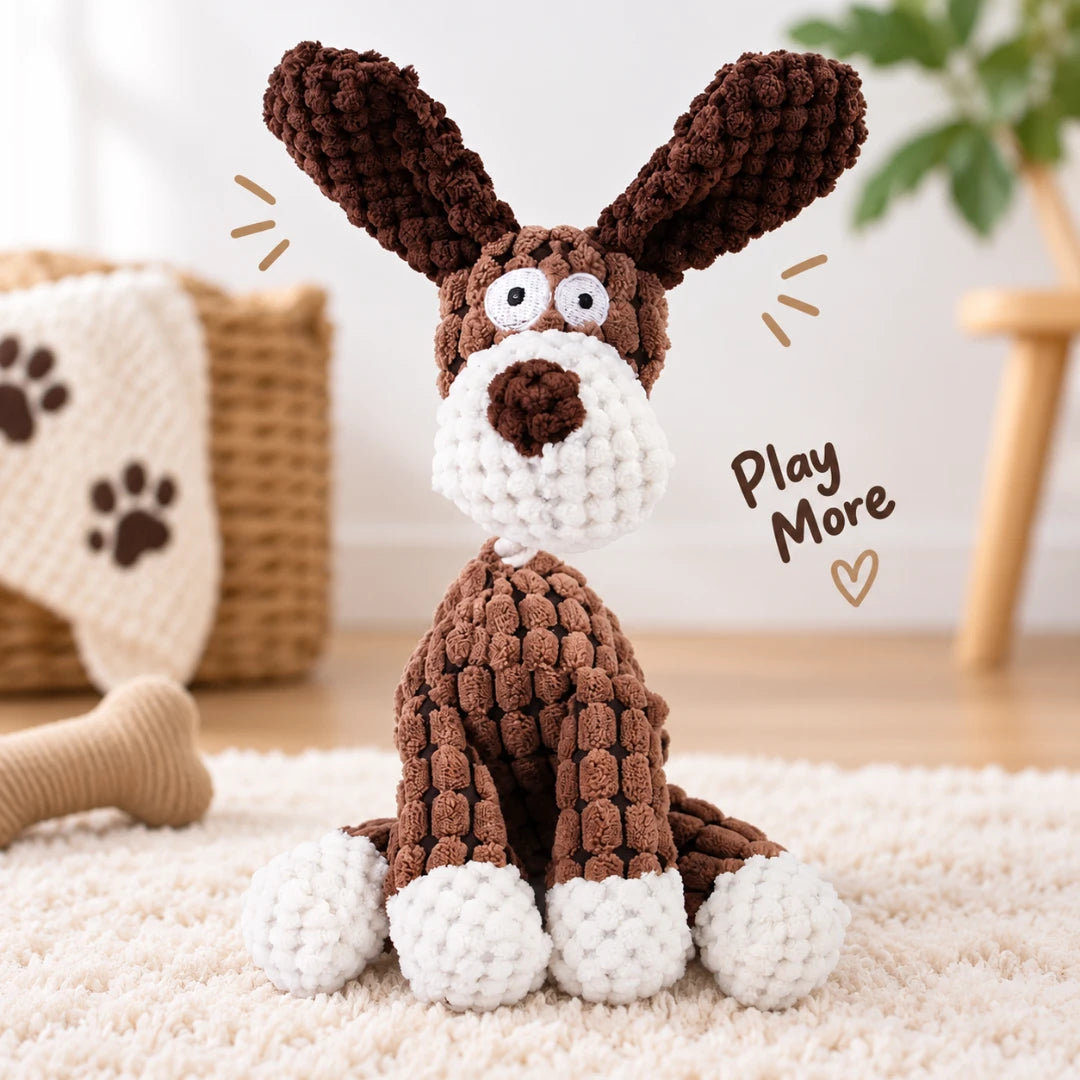 ChewMate™ Plush Dog Chew Toy | Durable Puppy Chew Toy