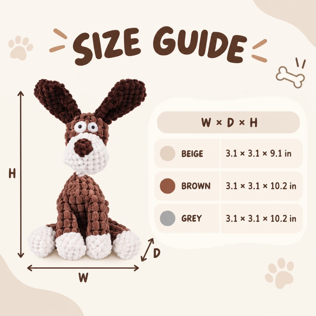 ChewMate™ Plush Dog Chew Toy | Durable Puppy Chew Toy
