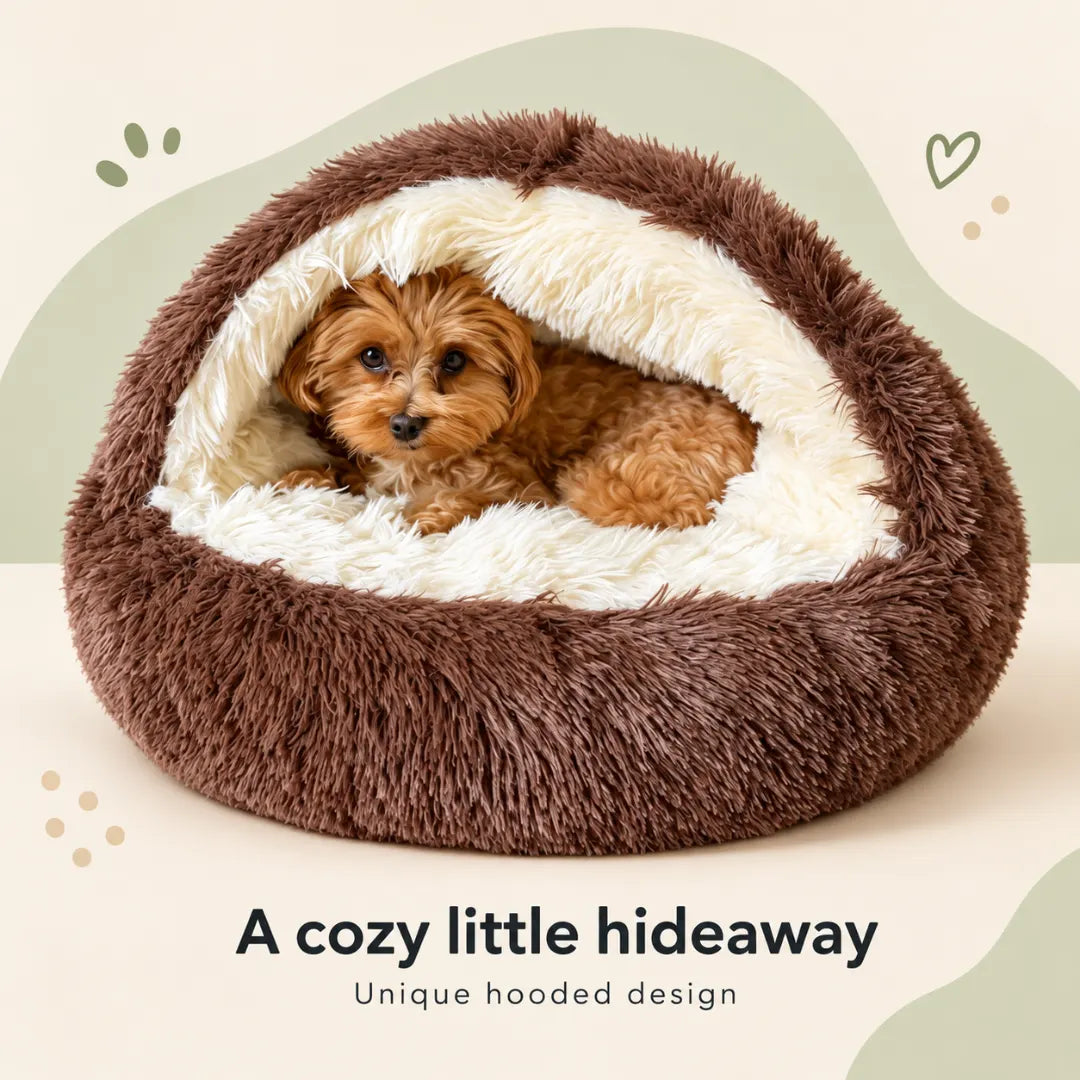 CocoonNest™ Calming Comfy Dog Bed