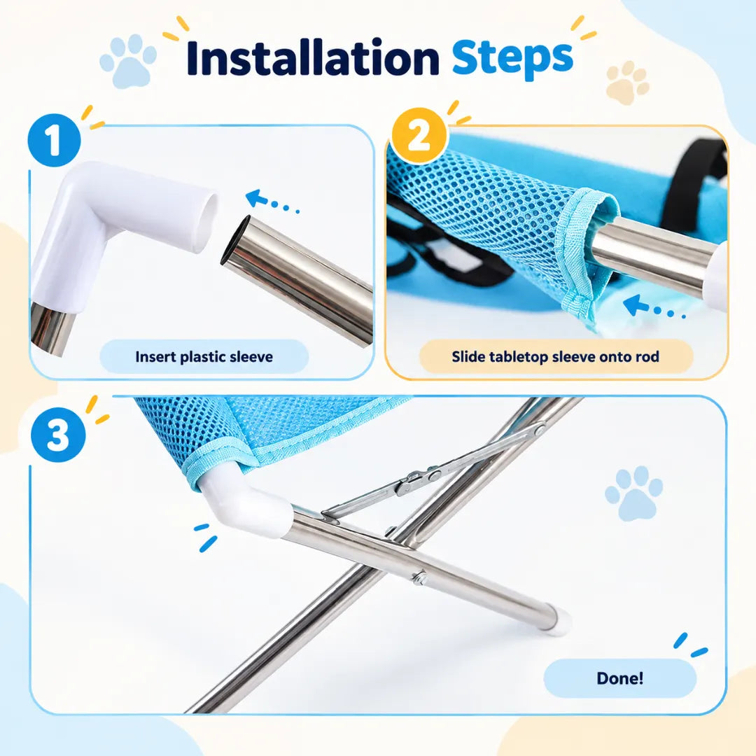 DetachableTable™ Pet Grooming Station