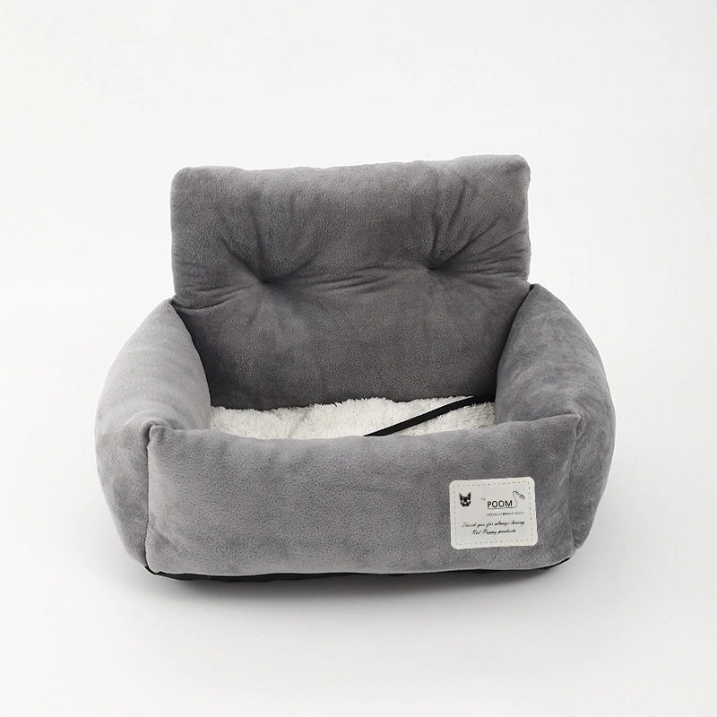 Dog Car Seat Bed | Deluxe Soft Dog Car Seat