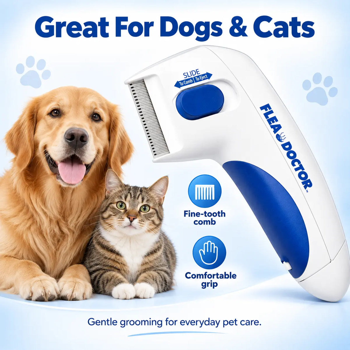 Electric Flea Comb for Dogs | The Flea Doctor™