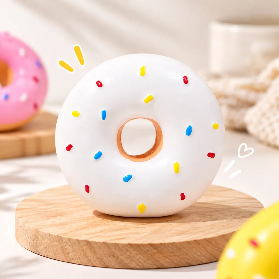 Dognut™ Squeaky Latex Dog Toy