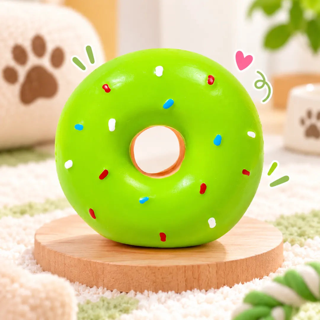 Dognut™ Squeaky Latex Dog Toy