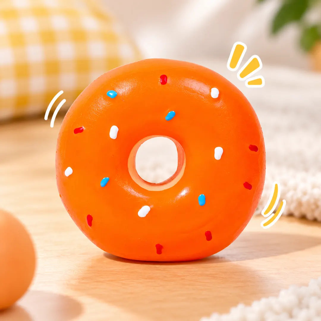 Dognut™ Squeaky Latex Dog Toy