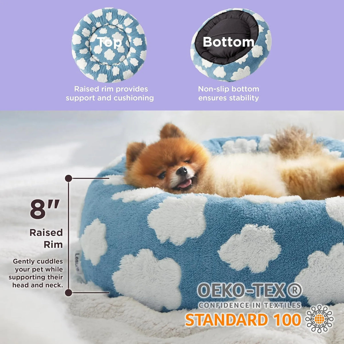 Donut Dog Bed | Calming Donut Dog Beds