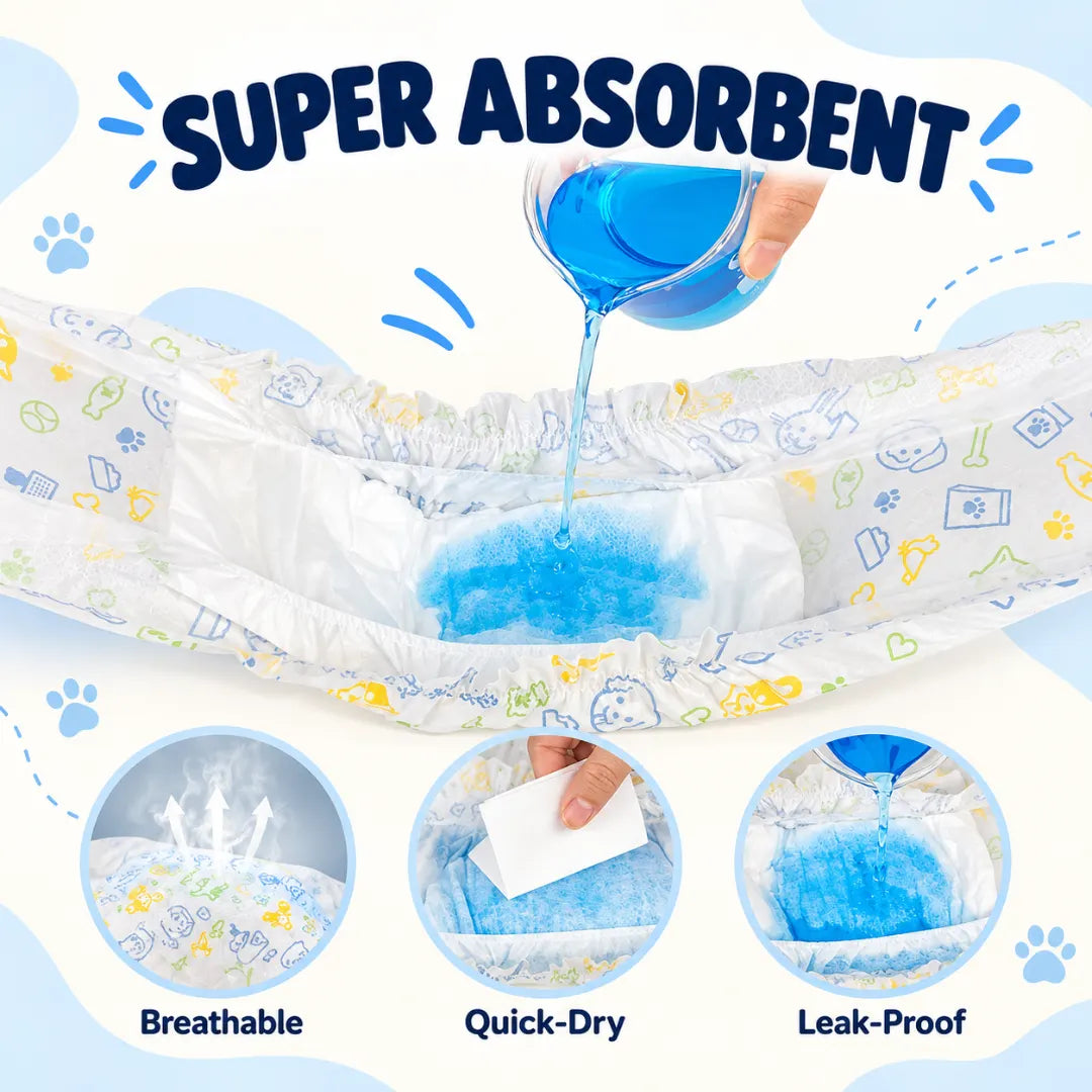 DryPaw™ Disposable Dog Diapers