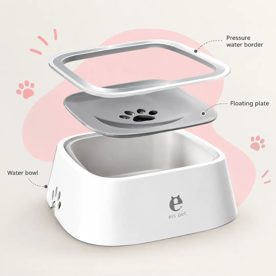 DrySip™ Anti-Splash Dog Water Bowl