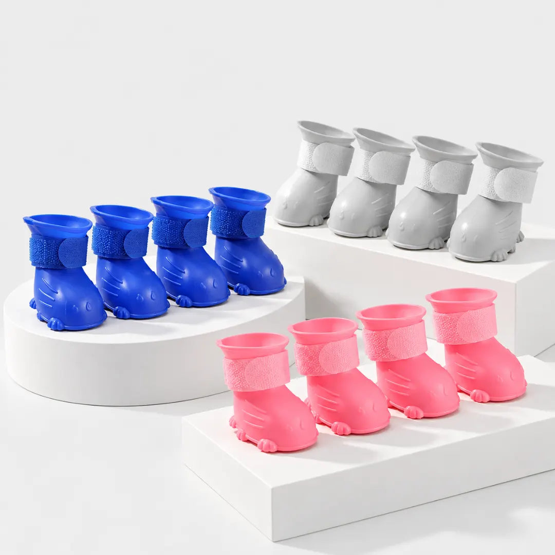 DryStep™ Silicone Pet Rain Boots