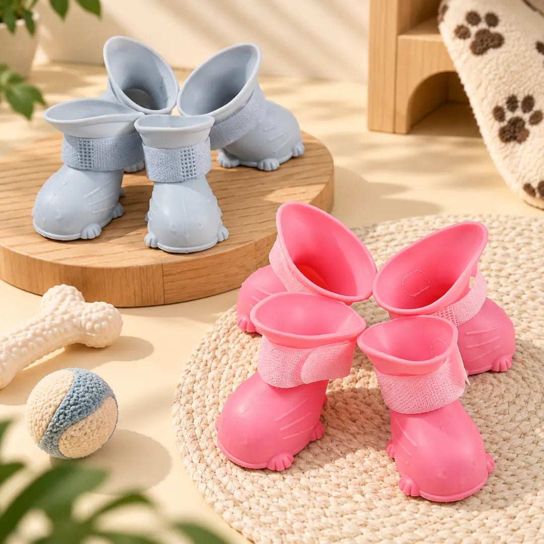 DryStep™ Silicone Pet Rain Boots