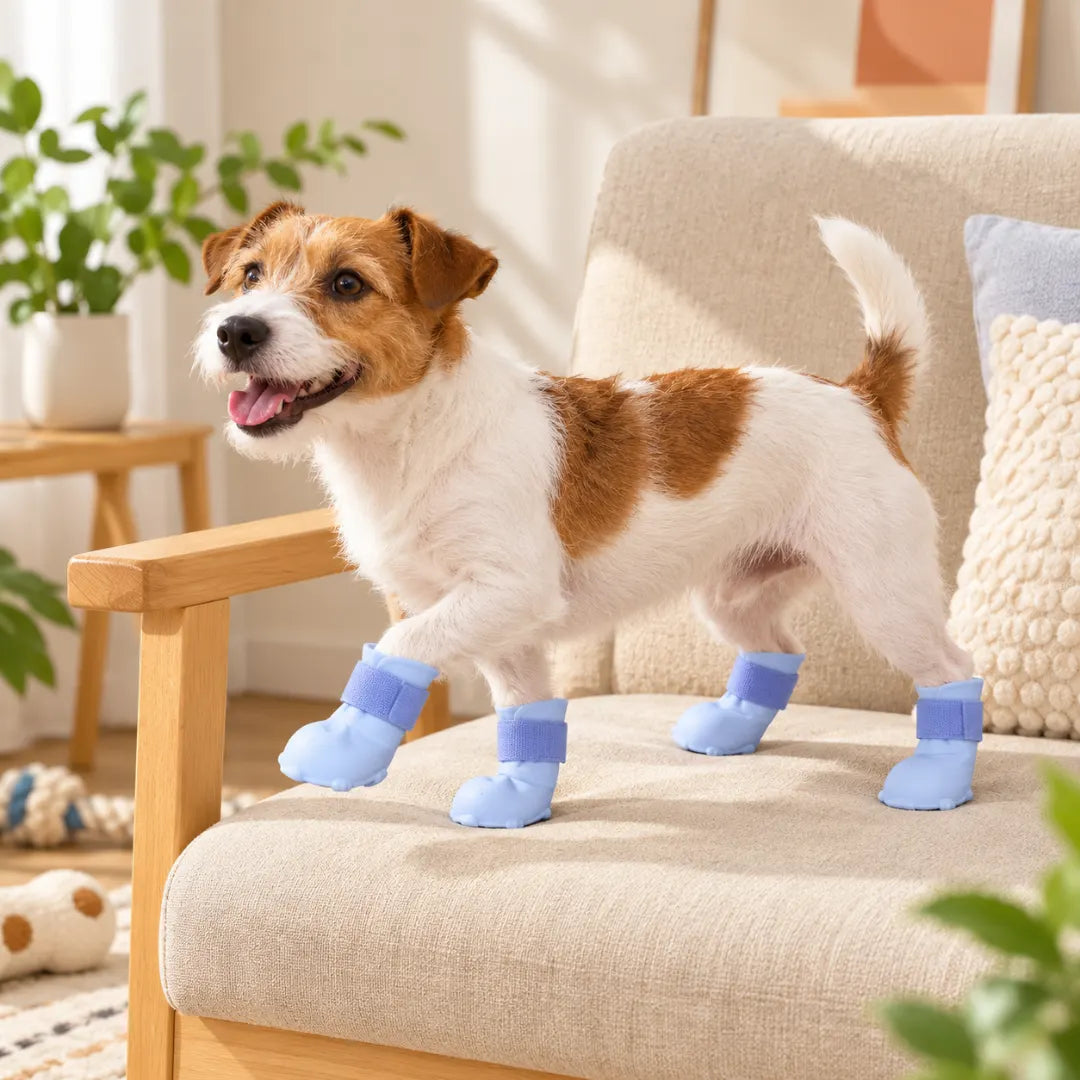 DryStep™ Silicone Pet Rain Boots