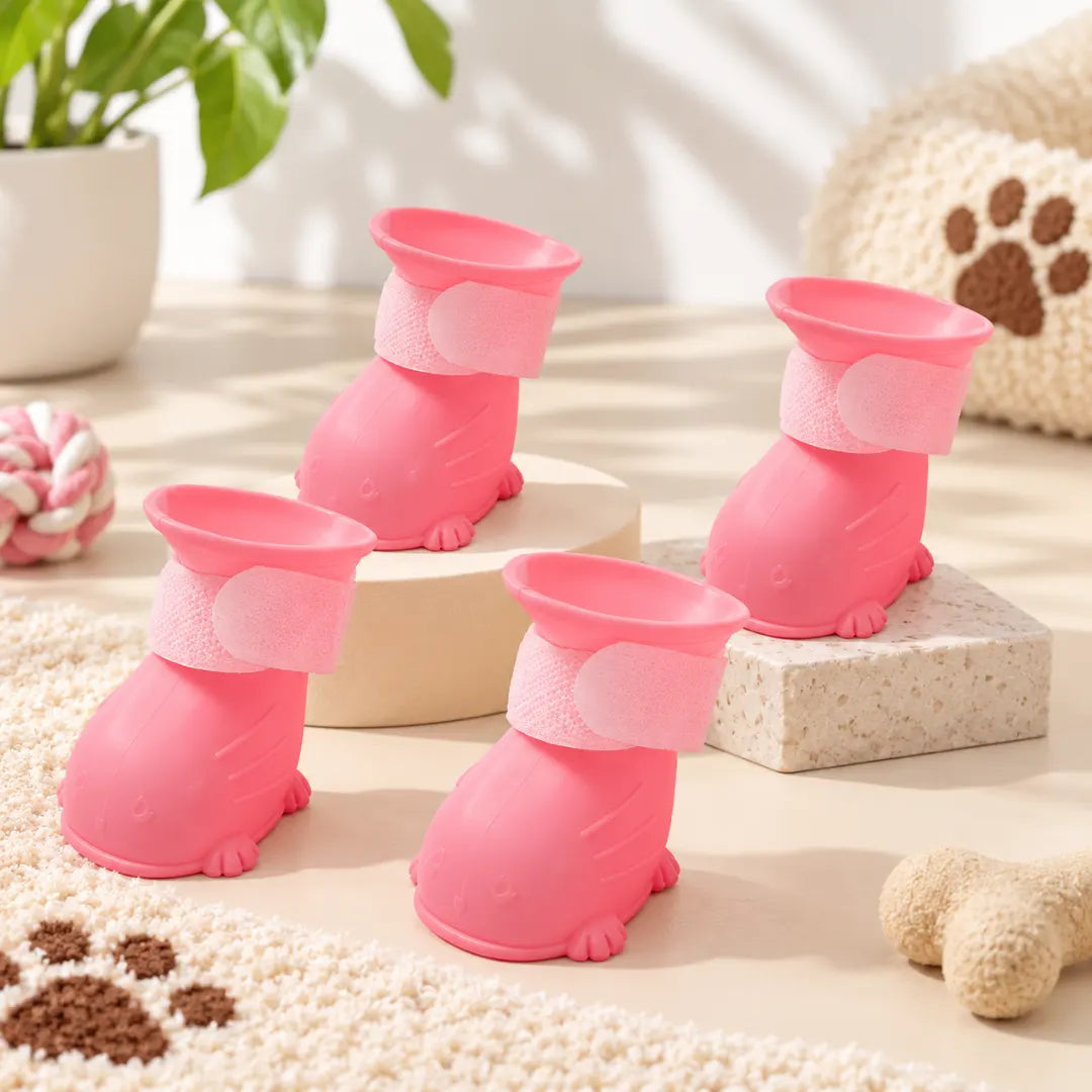 DryStep™ Silicone Pet Rain Boots