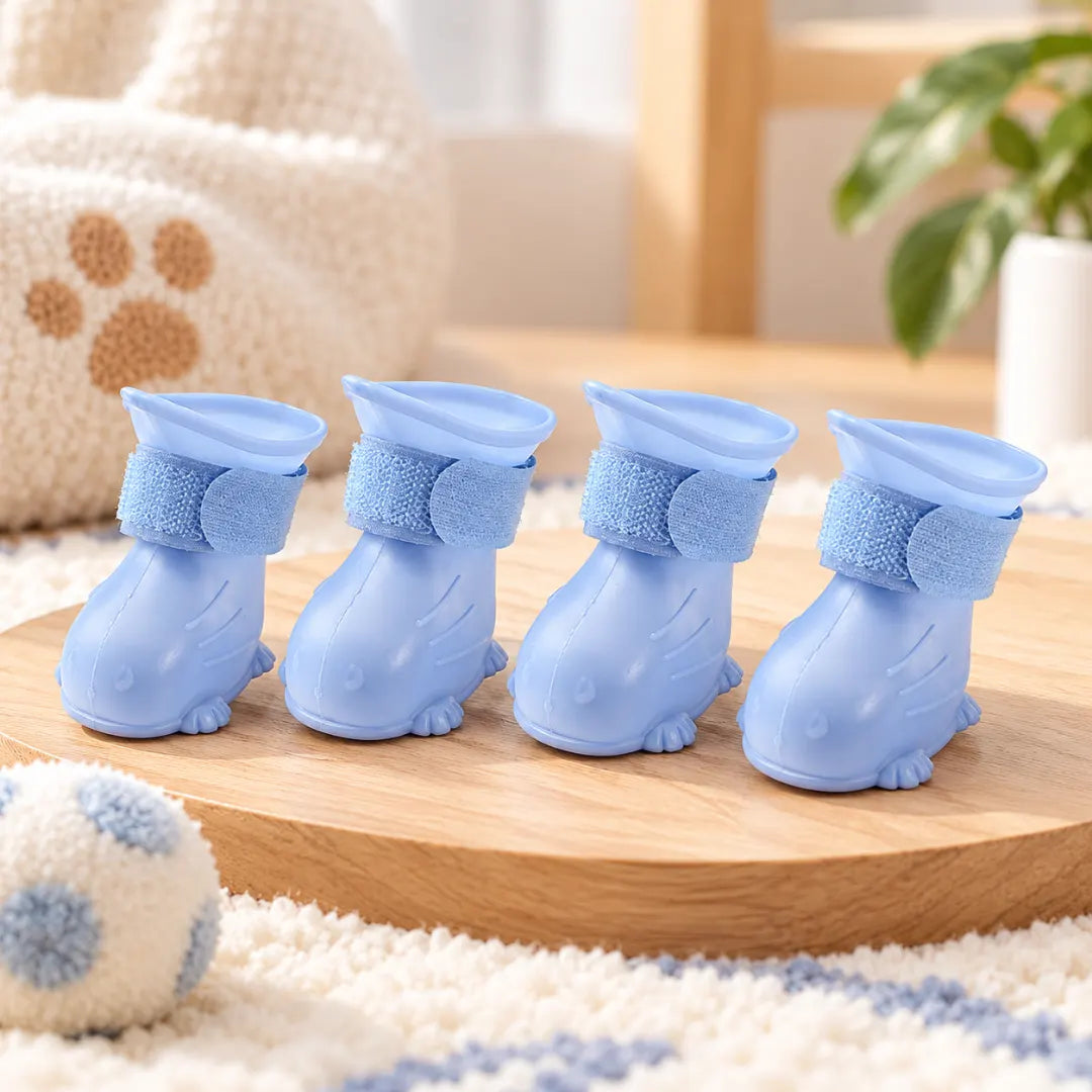 DryStep™ Silicone Pet Rain Boots