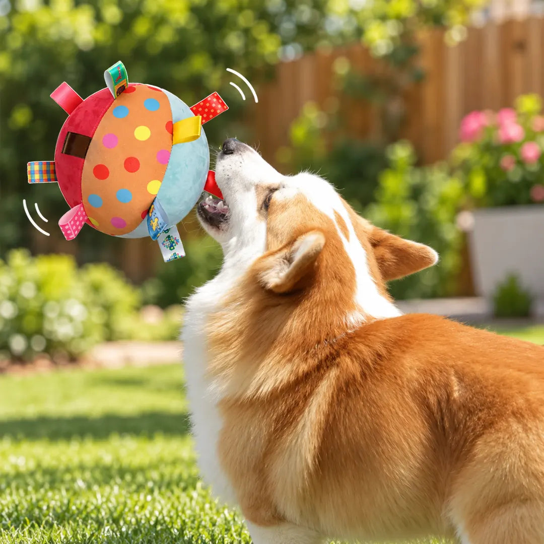 FlutterFetch™ Plush Dog Ball
