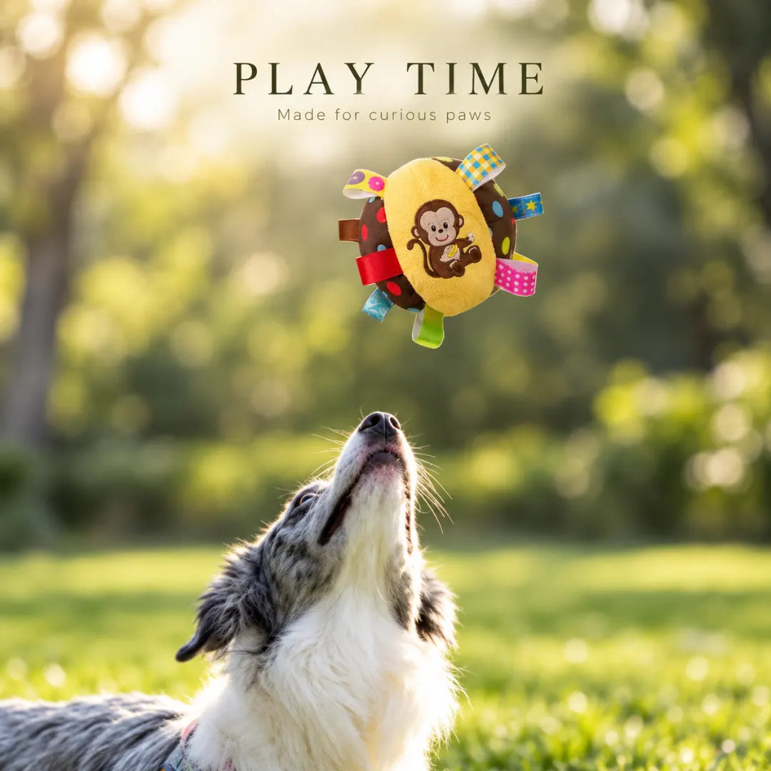 FlutterFetch™ Plush Dog Ball