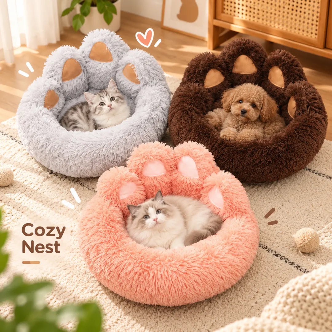 FurBean™ Plush Pet Bed