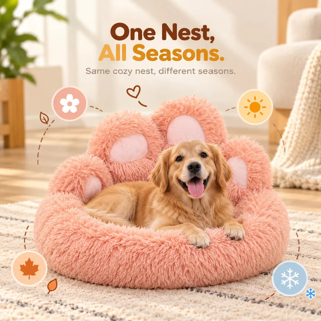 FurBean™ Plush Pet Bed