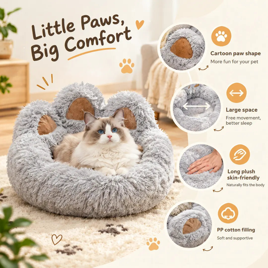 FurBean™ Plush Pet Bed
