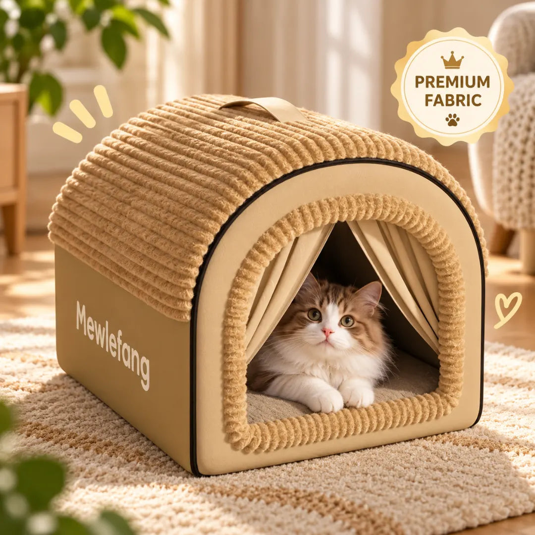 LoafLodge™ Covered Cat House