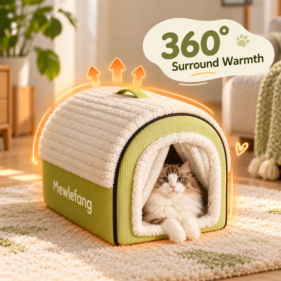 LoafLodge™ Covered Cat House