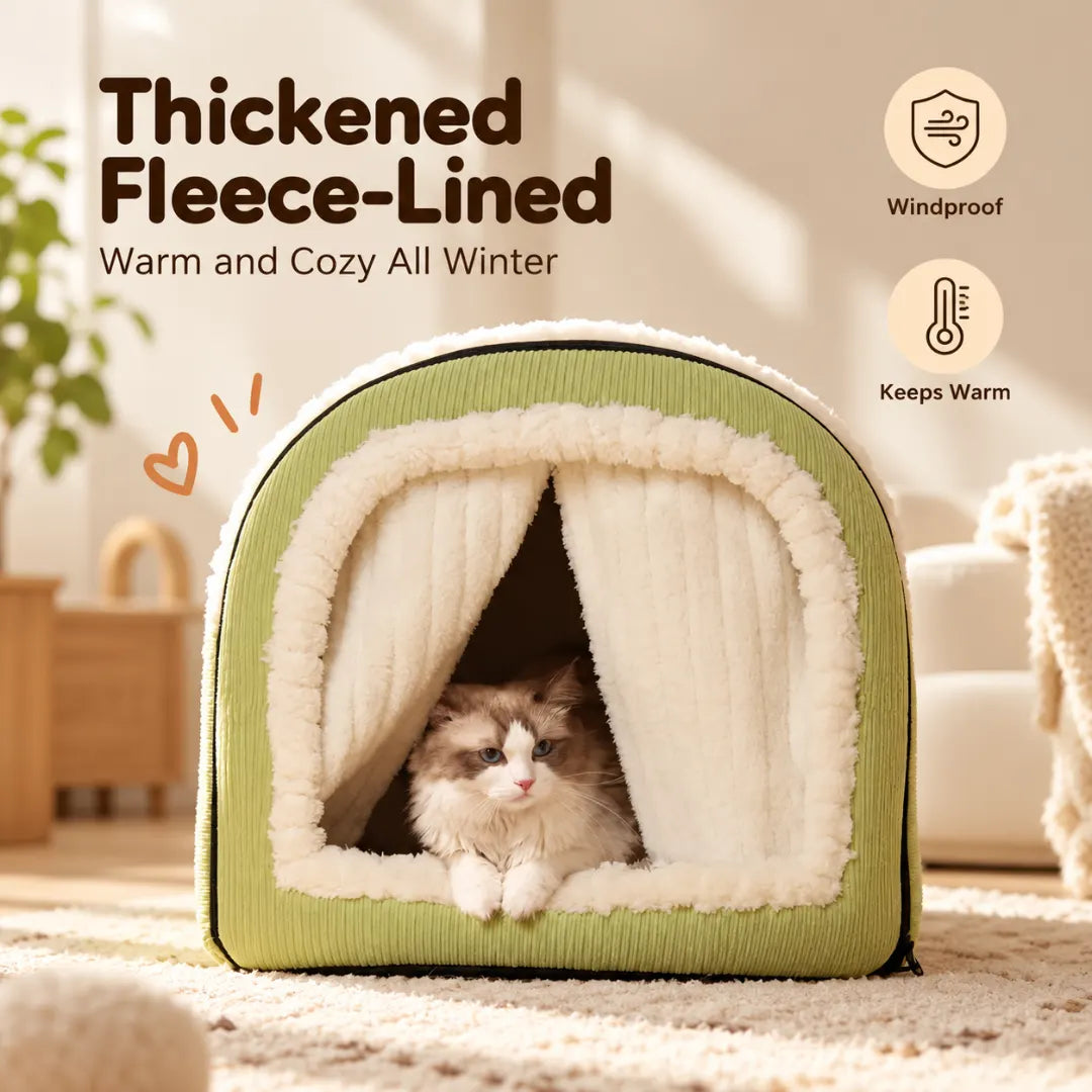 LoafLodge™ Covered Cat House