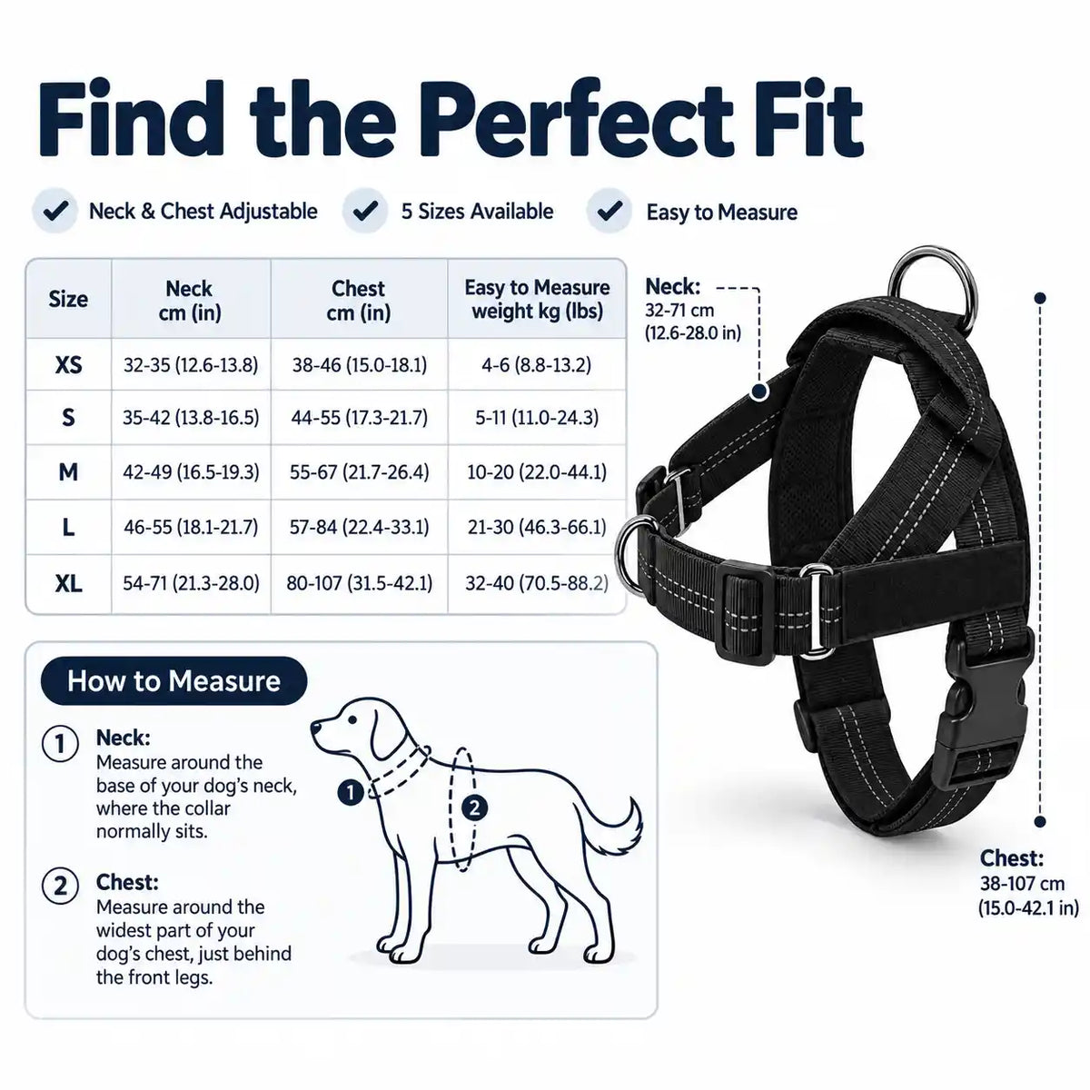 ControlFit™ No-Pull Harness | Comfortable Control for Easier Walks