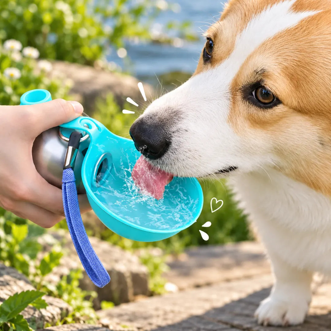 OrbBowl™ Portable Dog Water Bottle