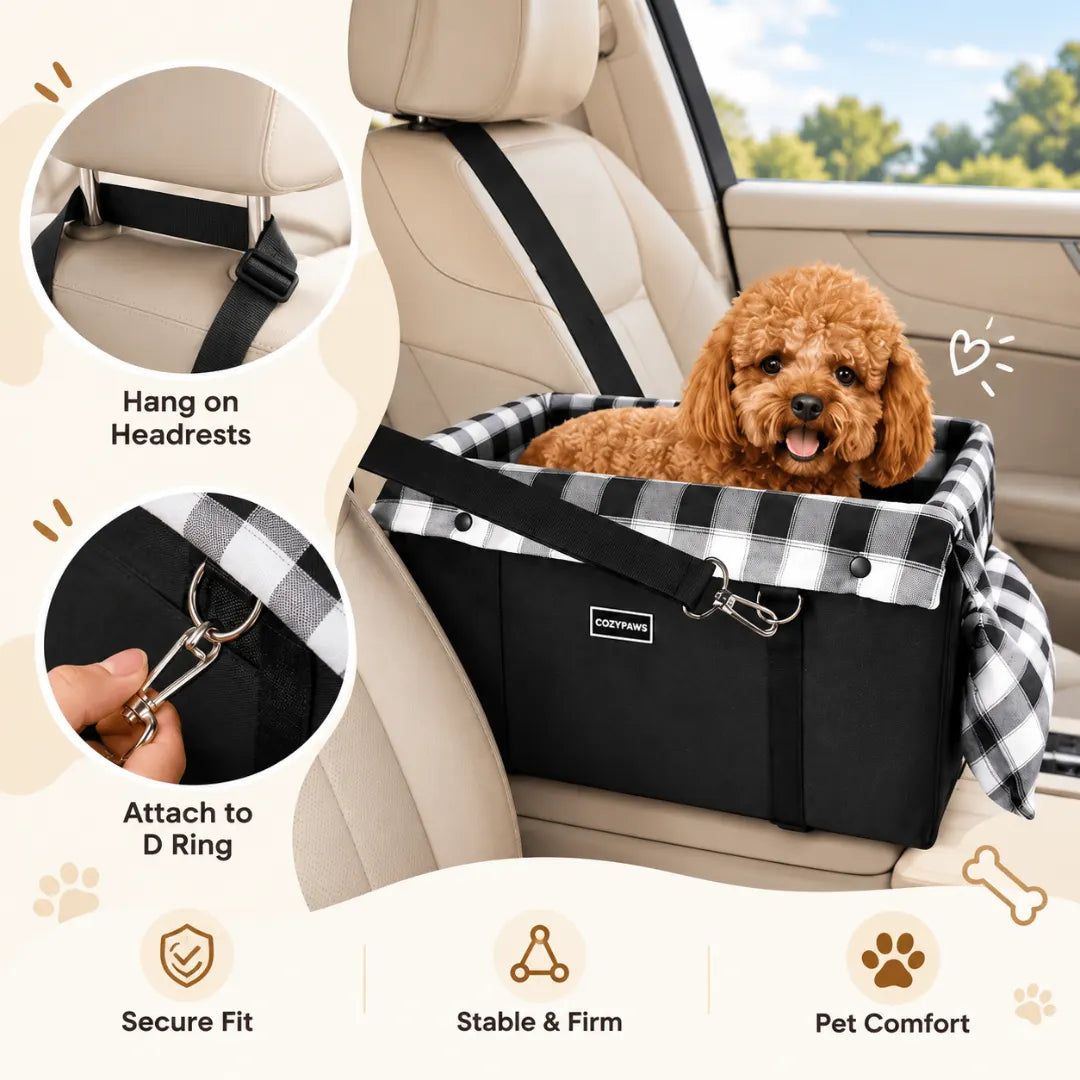 PawPerch™ Console Dog Car Seat