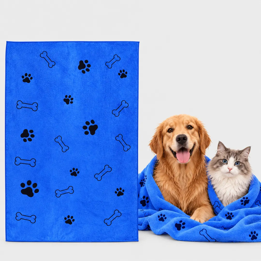 QuickPaw™ Microfiber Dog Bath Towel