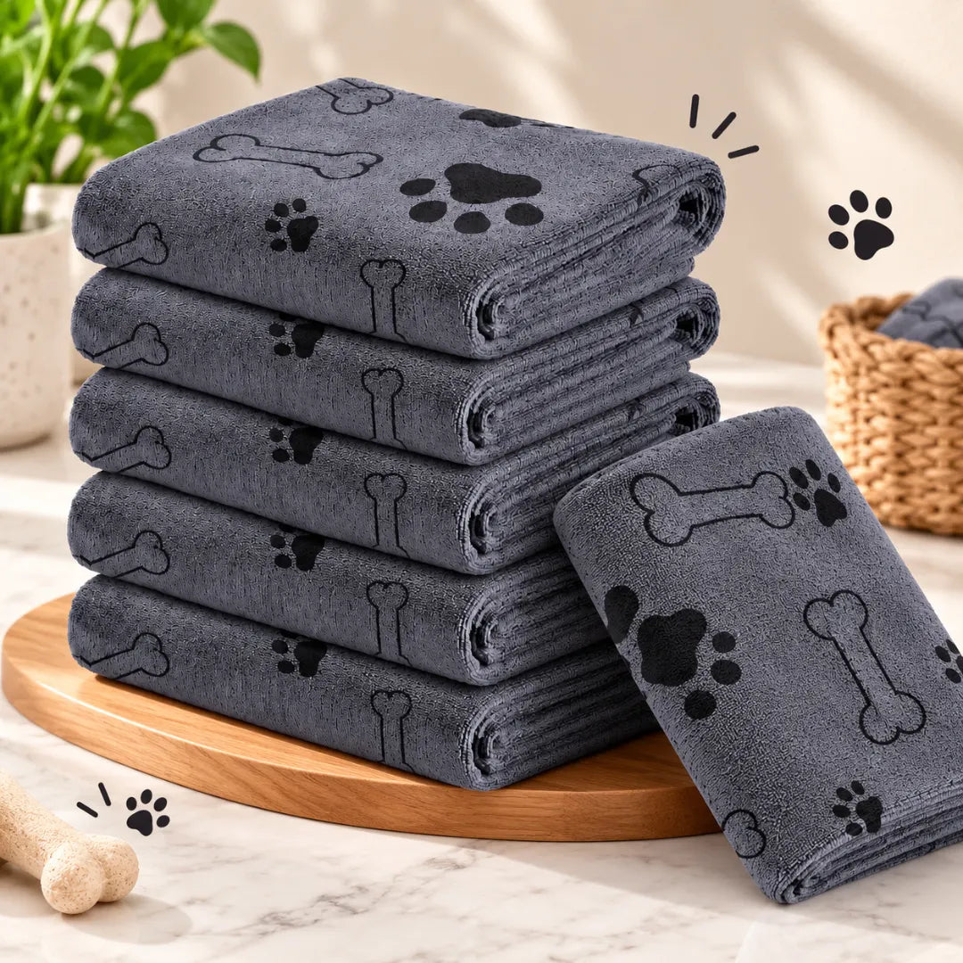 QuickPaw™ Microfiber Dog Bath Towel