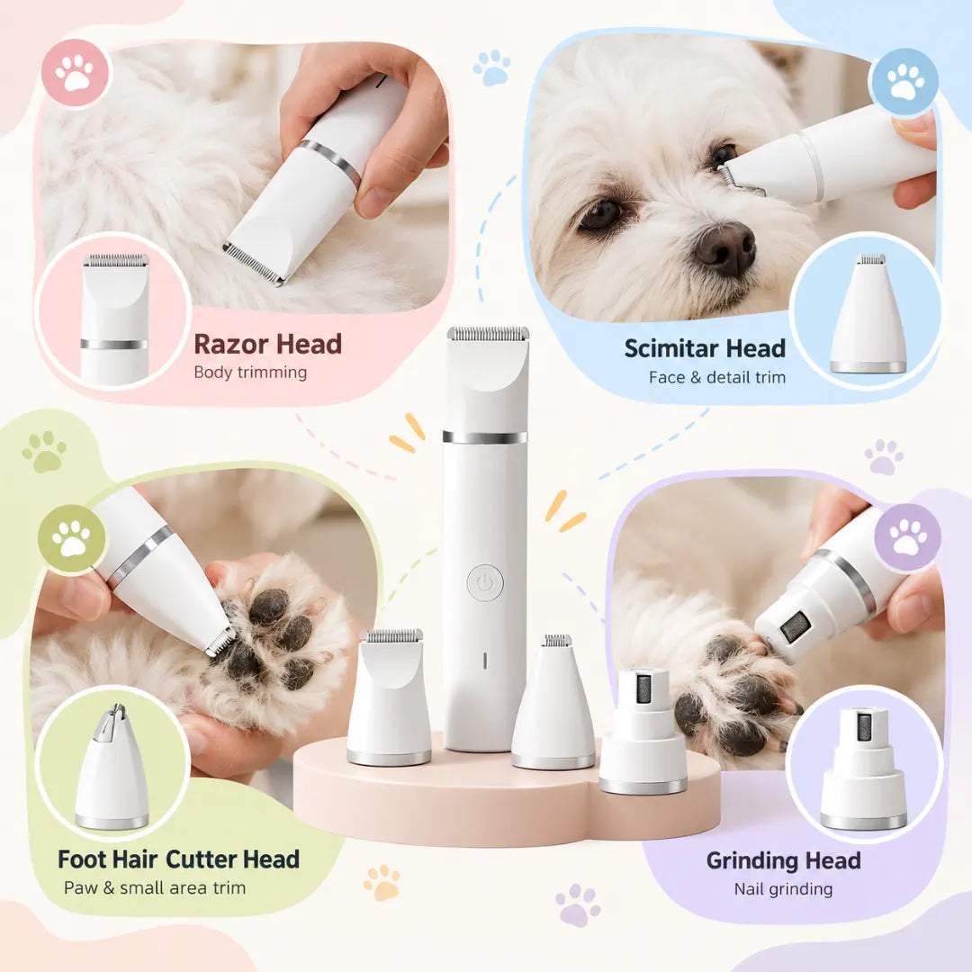 QuietClip™ 4-in-1 Pet Grooming Kit