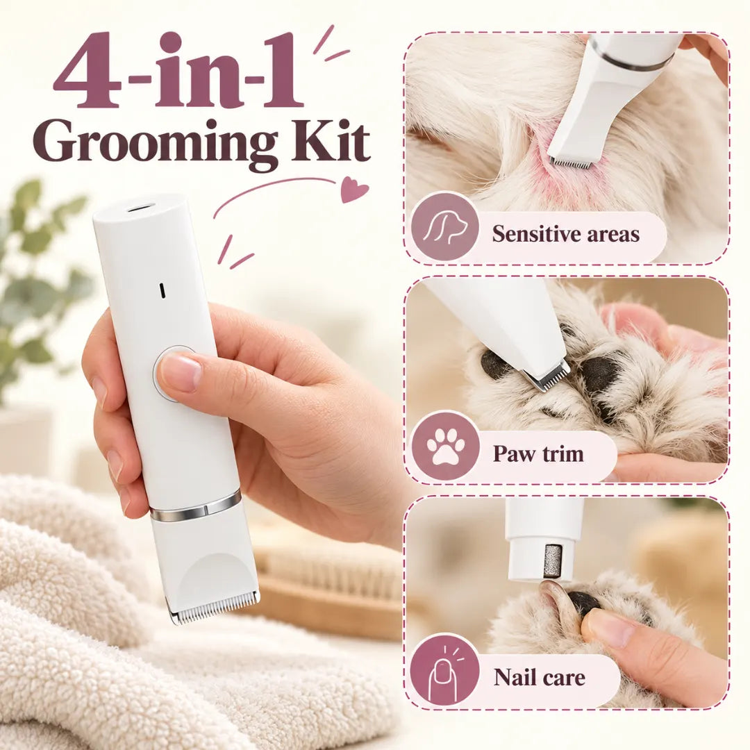 QuietClip™ 4-in-1 Pet Grooming Kit