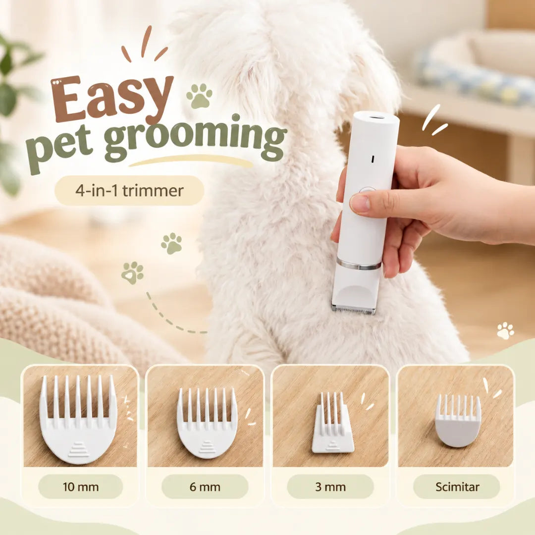QuietClip™ 4-in-1 Pet Grooming Kit
