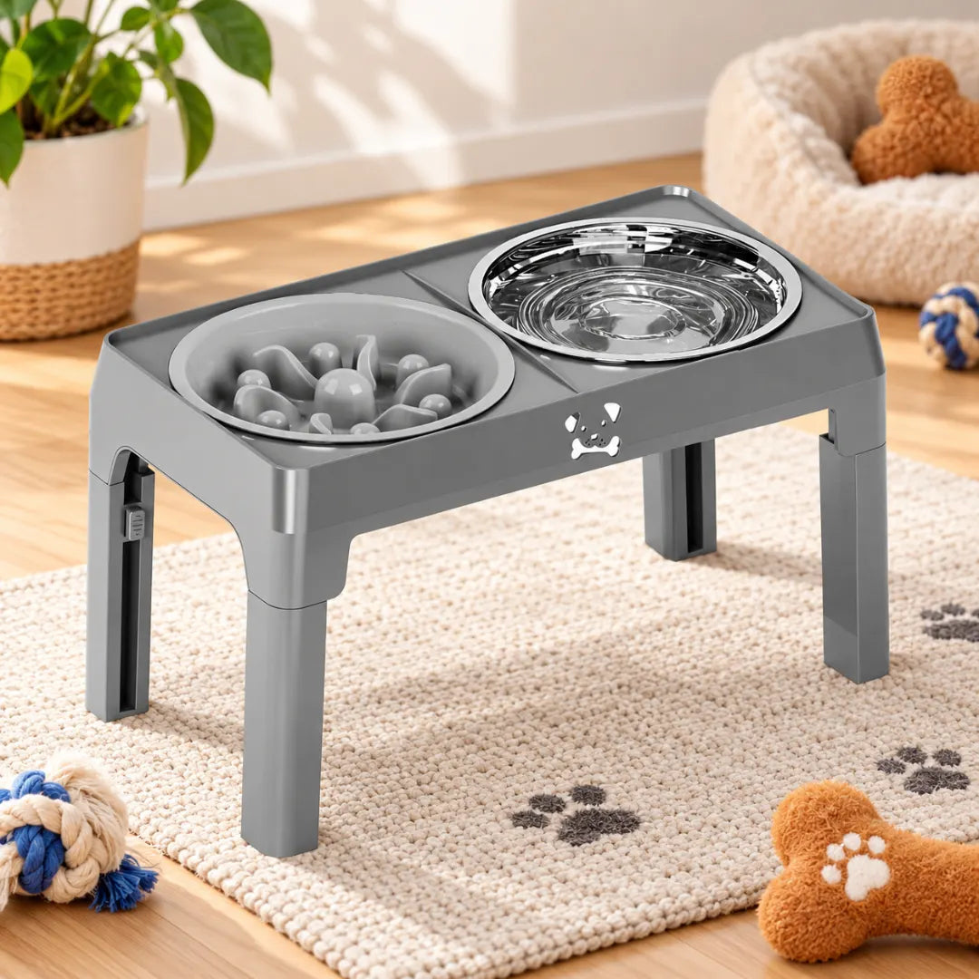 RaiseBowl™ Adjustable Dog Feeder