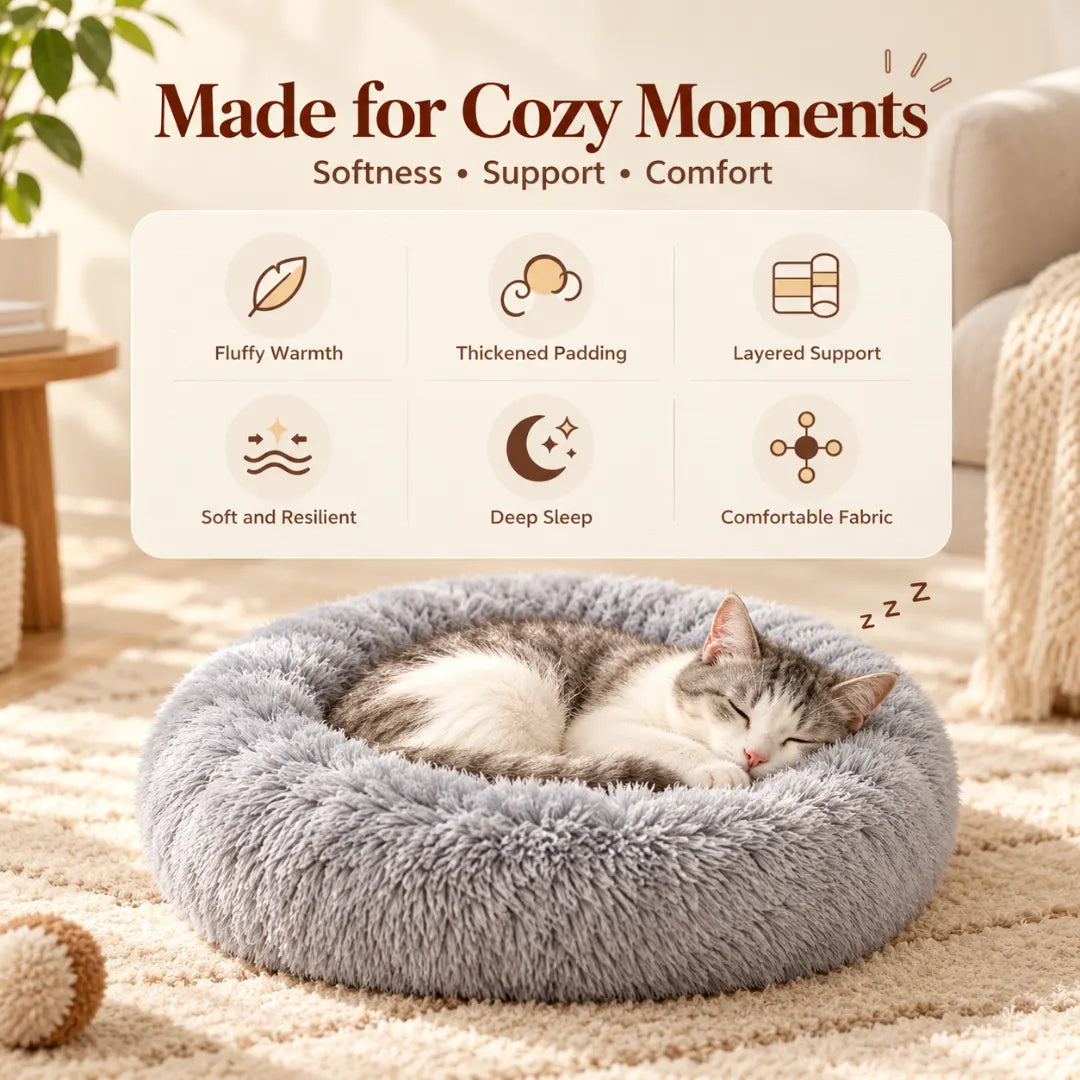 SnugRing™ Donut Pet Bed