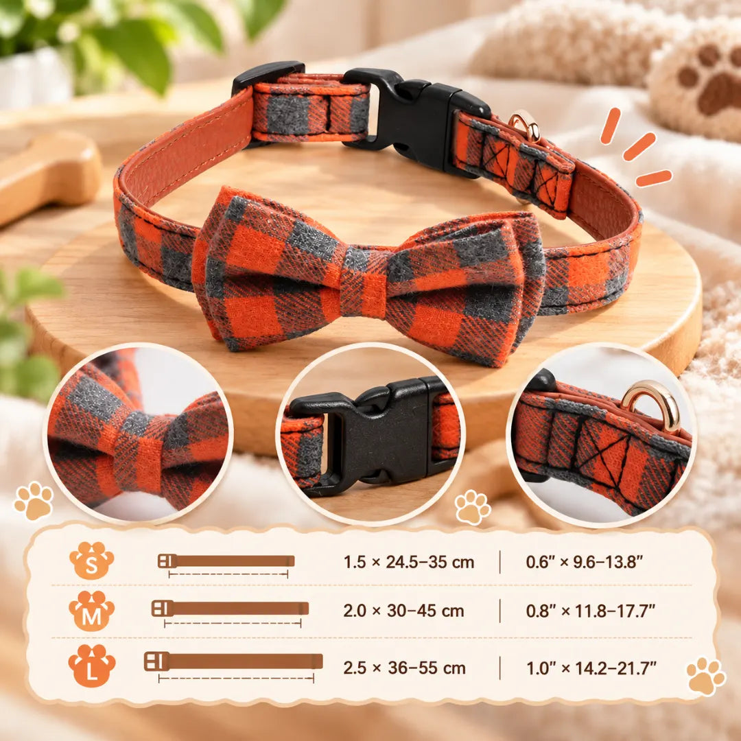 TailorTie™ Bow Tie Dog Collar