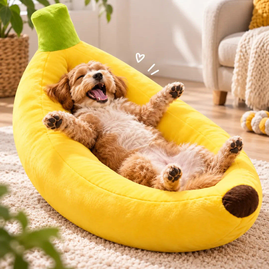 TopBanana™ Plush Pet Bed