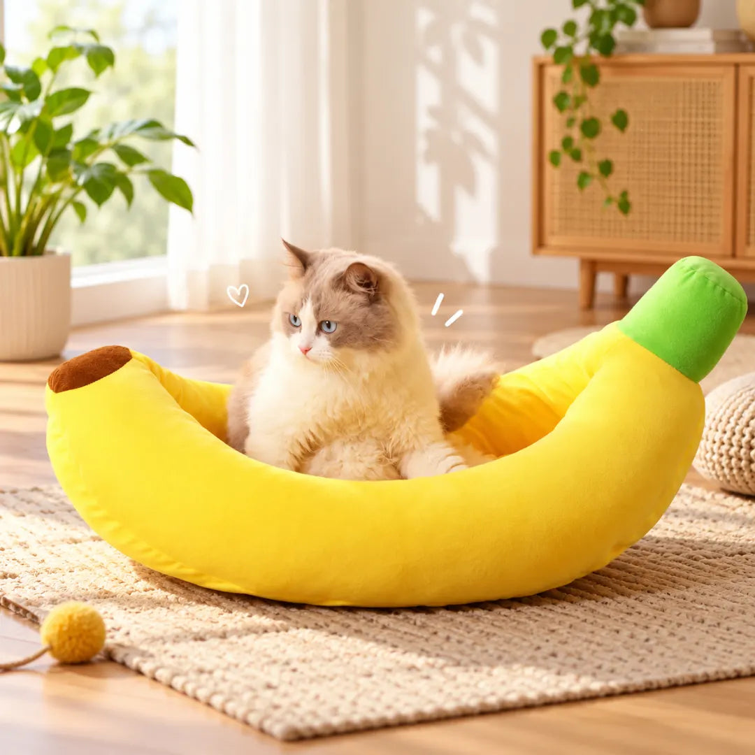 TopBanana™ Plush Pet Bed