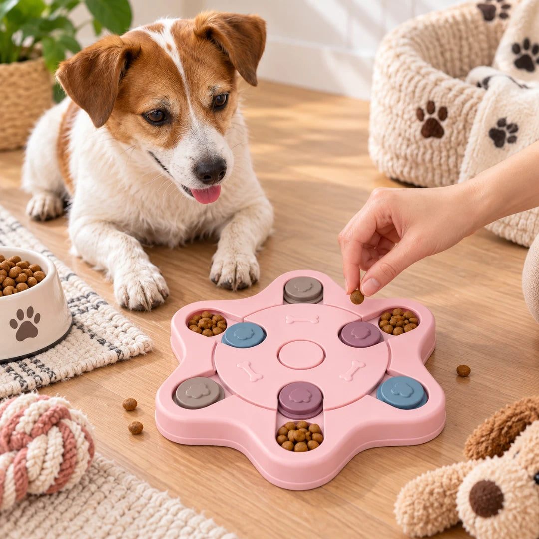 TreatMaze™ Puzzle Dog Feeder | Dog Enrichment Toy With Treats