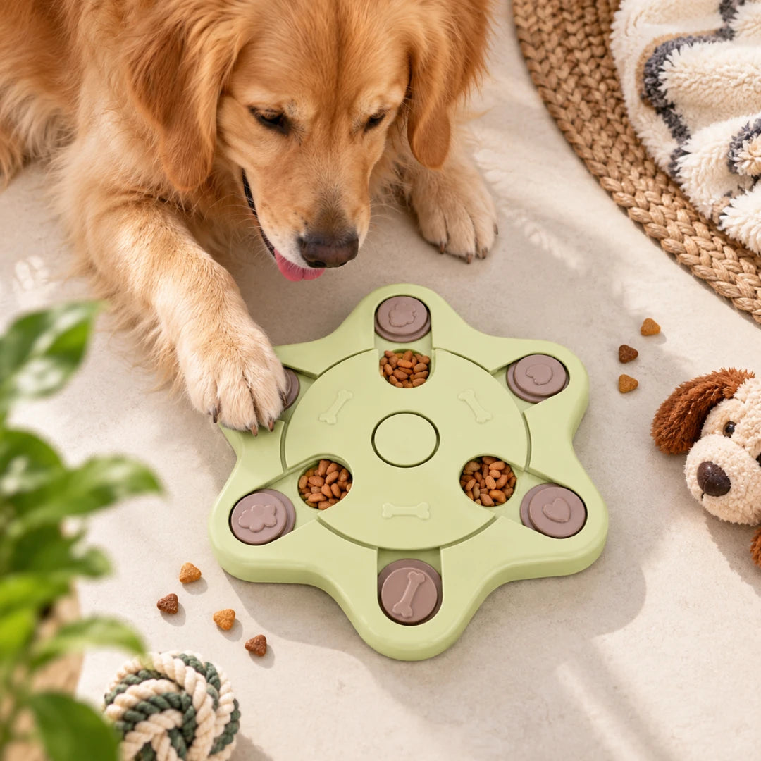 TreatMaze™ Puzzle Dog Feeder | Dog Enrichment Toy With Treats