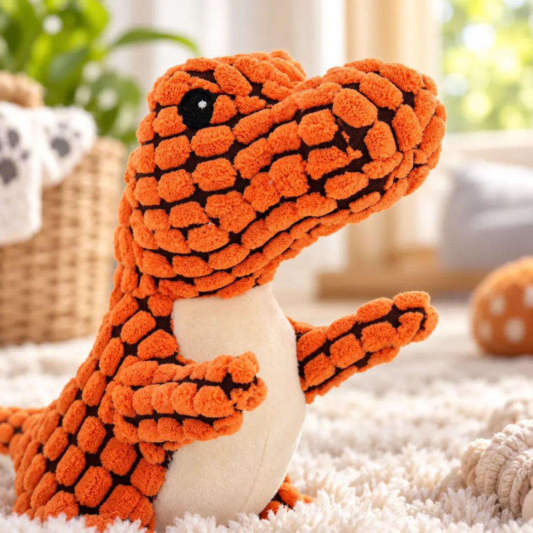TuggyRex™ Durable Plush Dog Toy | Puppy Chew Toy