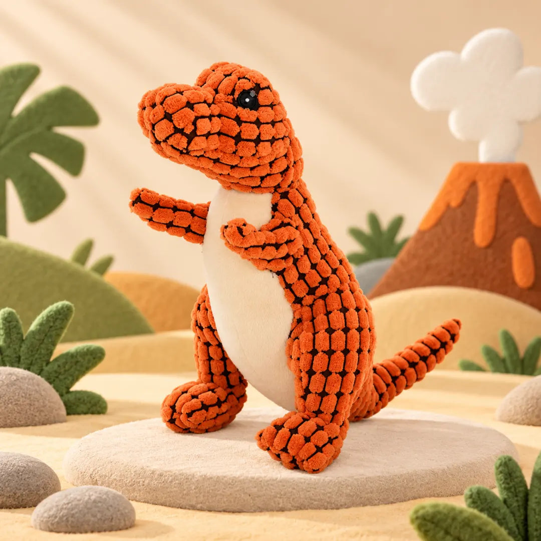 TuggyRex™ Durable Plush Dog Toy | Puppy Chew Toy