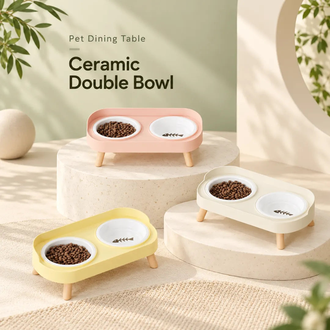 TwinTable™ Elevated Pet Feeder