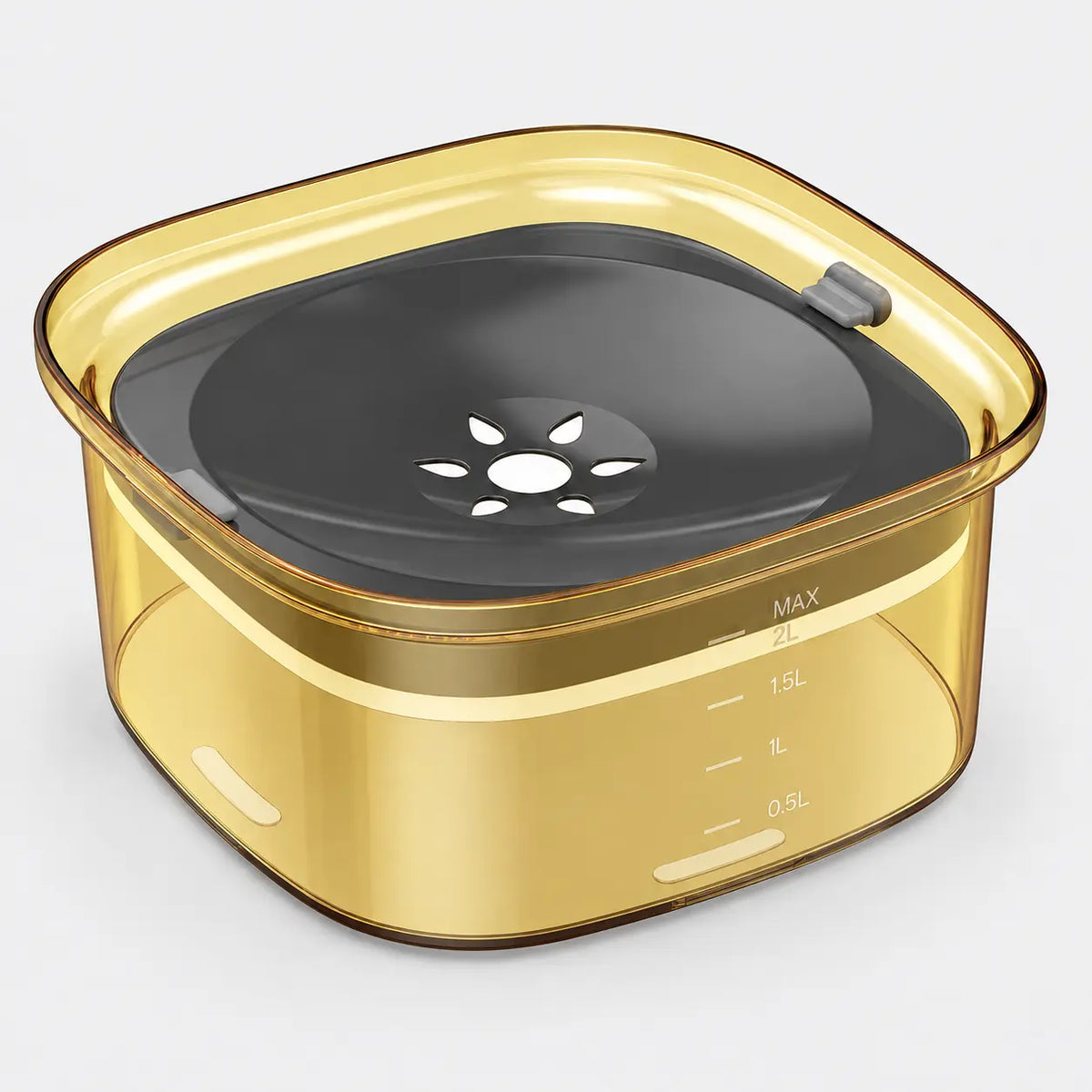 Yellow Spill Proof Dog Bowl