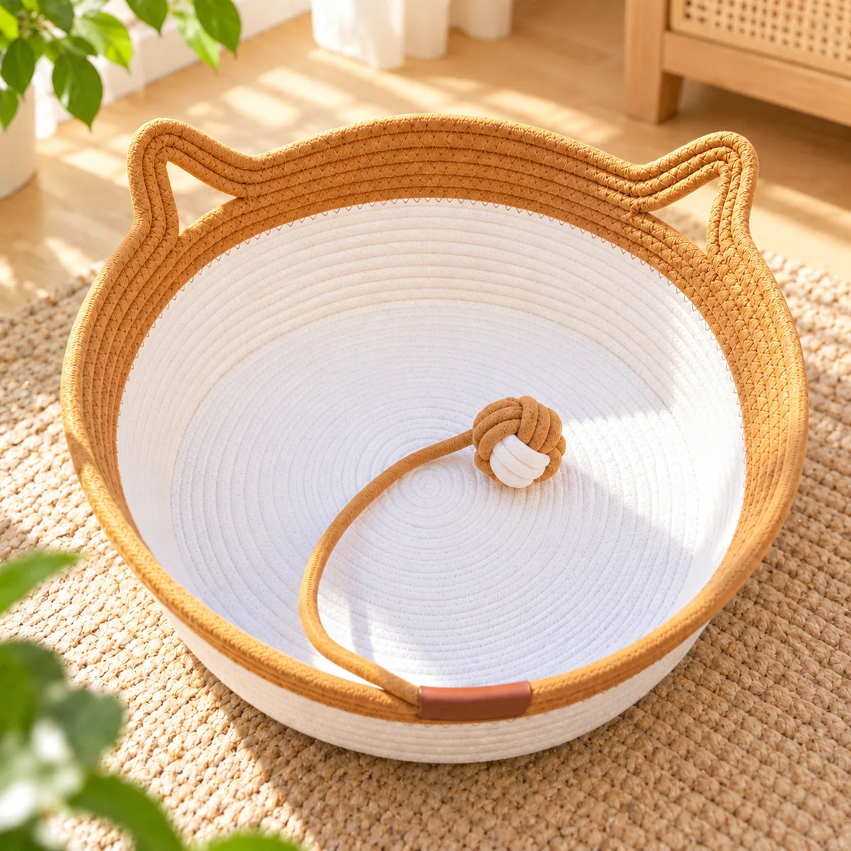 The Original Rope Cat Scratching Basket