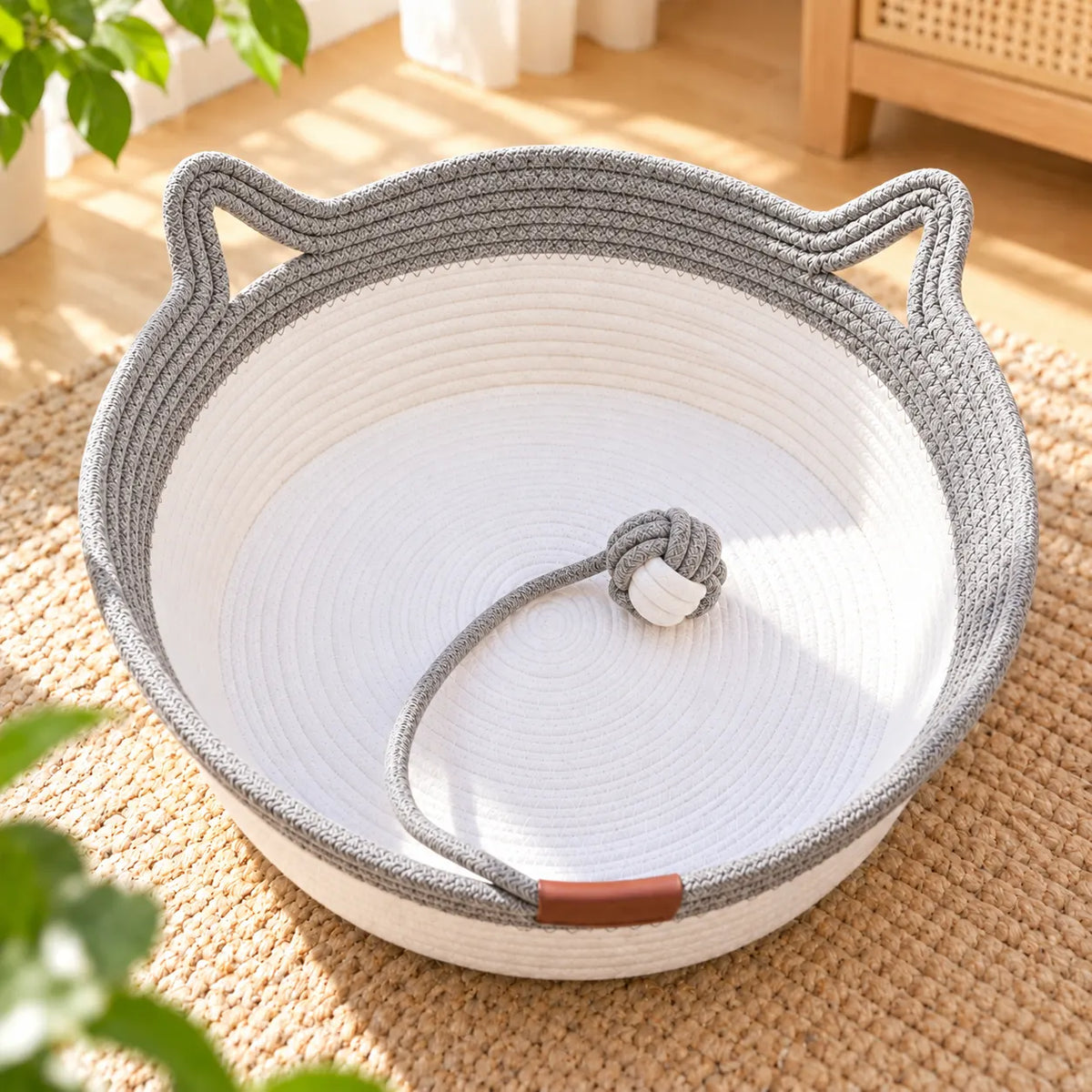 The Original Rope Cat Scratching Basket